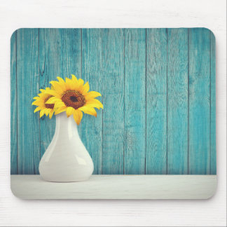 Sunflowers in a vase    mouse pad