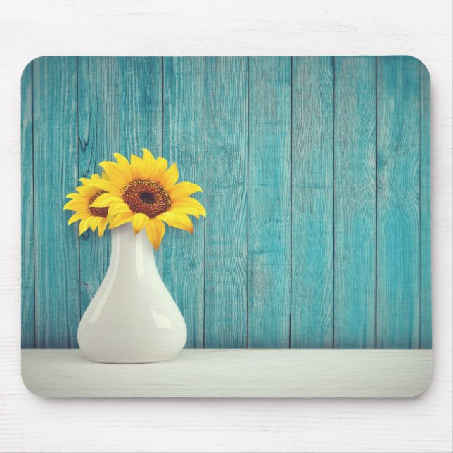 Sunflowers in a vase    mouse pad (Front)