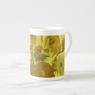 Sunflowers in a Vase Van Gogh Fine Art Bone China Mug