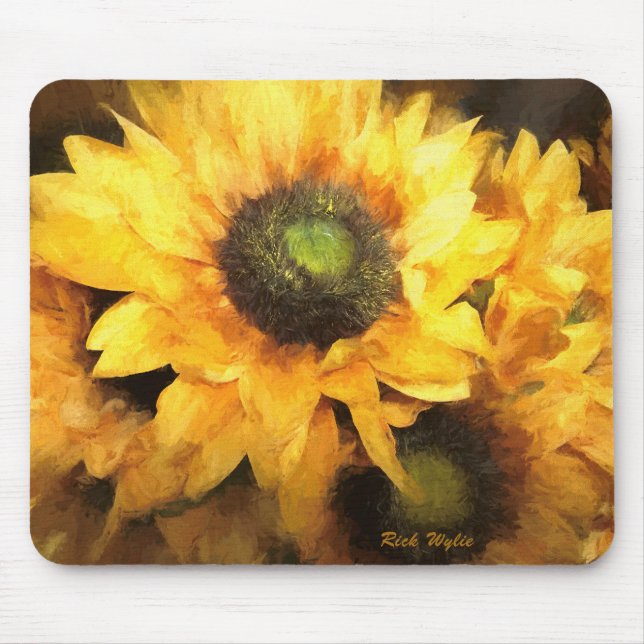 Sunflowers in Glorious Colour Mouse Pad (Front)
