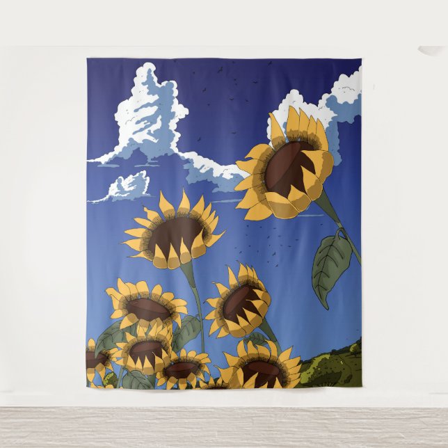 Sunflowers in the Summer Tapestry (Front)