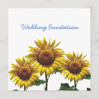Sunflowers Inexpensive Wedding Packages Sets Kits Invitation
