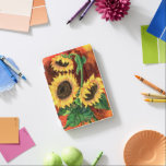 Sunflowers iPad Air Cover<br><div class="desc">Beautiful Three Sunflowers iPad Air Covers</div>