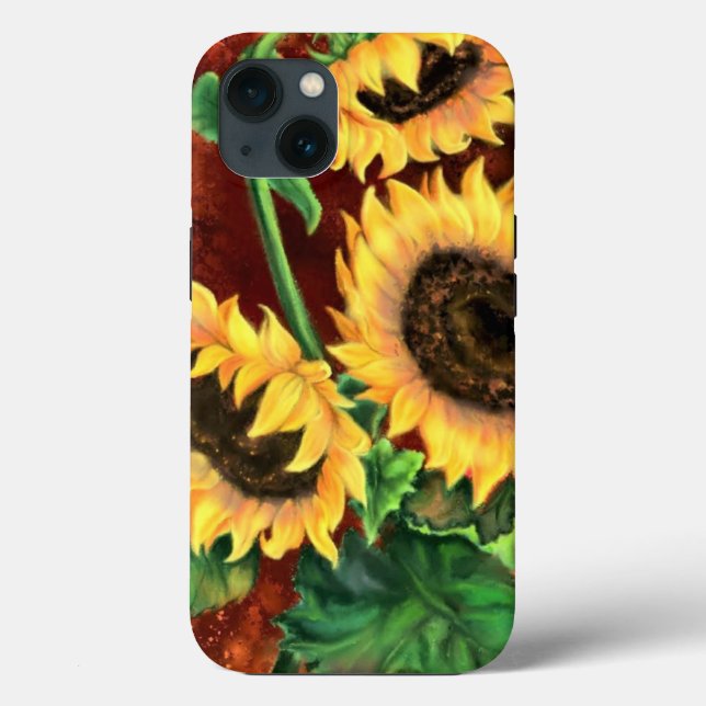 Sunflowers iPhone Case (Back)