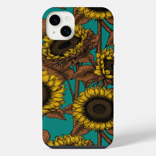 Sunflowers iPhone Case (Back)