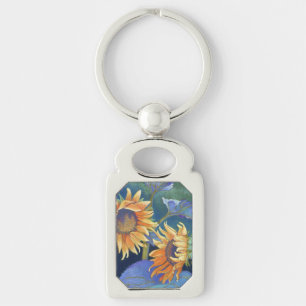 Sunflowers Key Chain