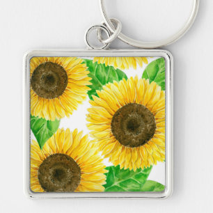 Sunflowers Key Ring