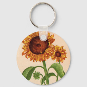 sunflowers key ring
