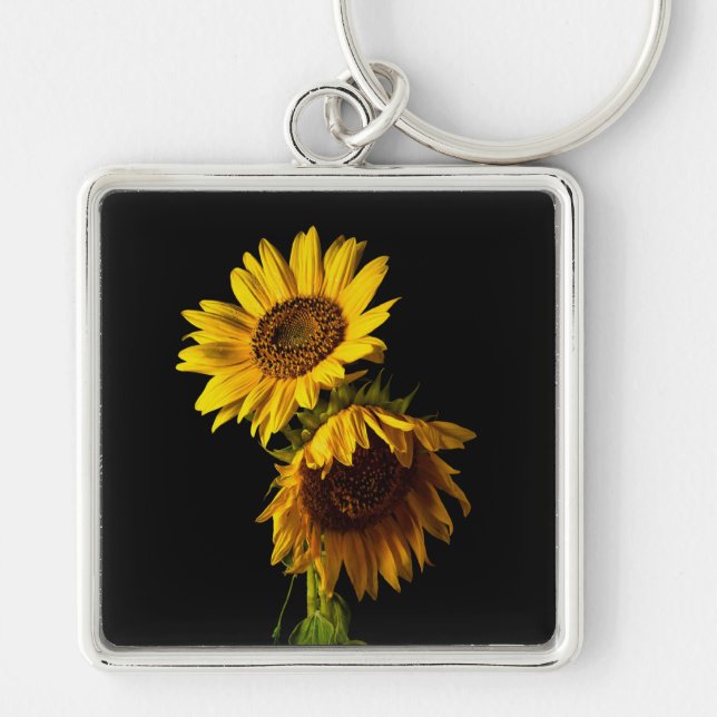 Sunflowers  key ring (Front)