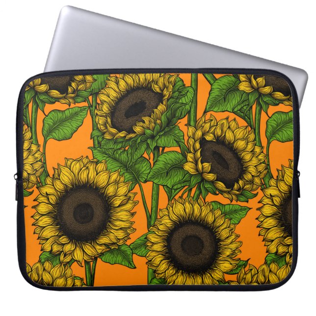 Sunflowers Laptop Sleeve (Front)