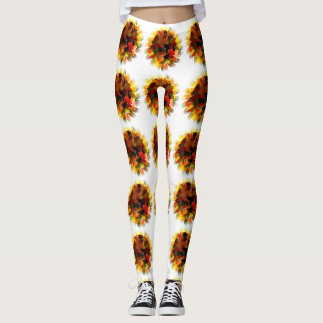 SUNFLOWERS LEGGINGS (Front)
