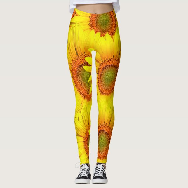 Sunflowers Leggings (Front)
