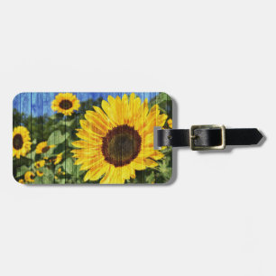 Sunflowers  luggage tag