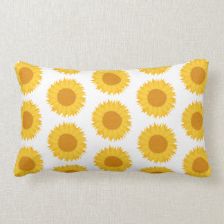 Sunflowers. Lumbar Cushion