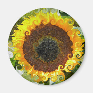 SUNFLOWERS MAGNET