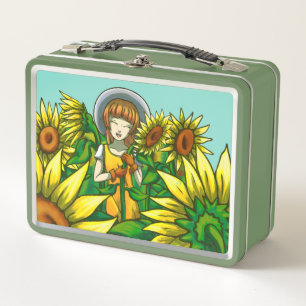 Sunflowers Metal Lunch Box