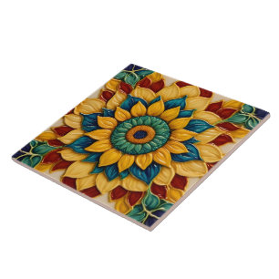 Sunflowers Modern Beautiful Collection Tile