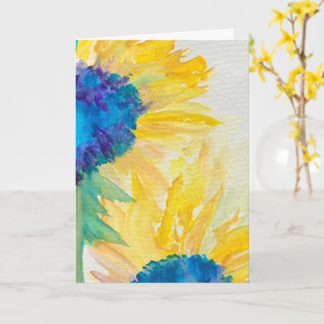 Sunflowers Mother's Day Card (Yellow Flower)