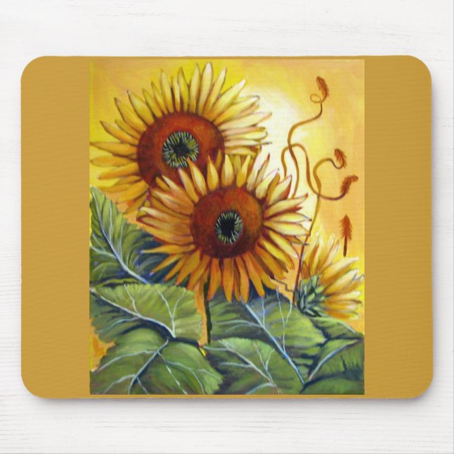 Sunflowers Mouse Pad (Front)