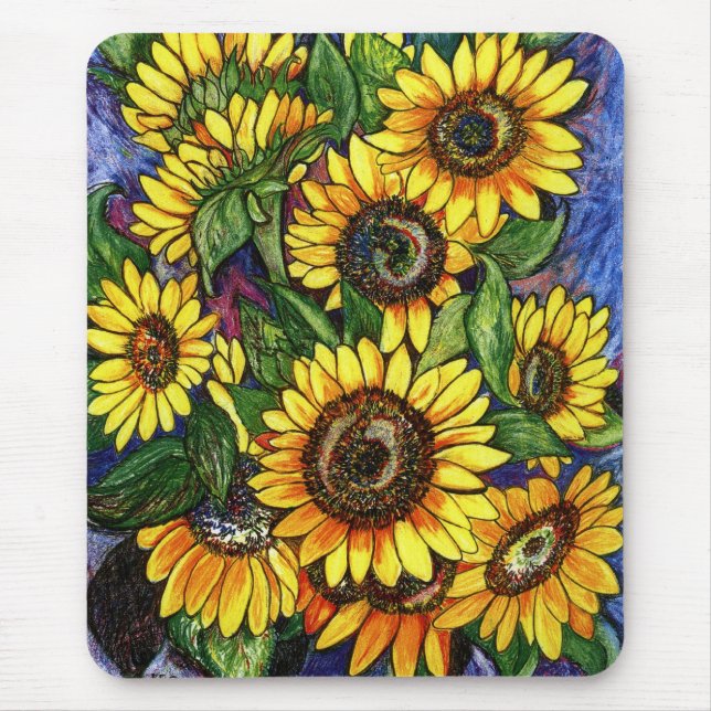 Sunflowers Mouse Pad (Front)