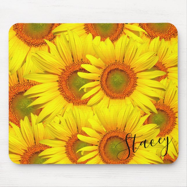 Sunflowers Mouse Pad (Front)