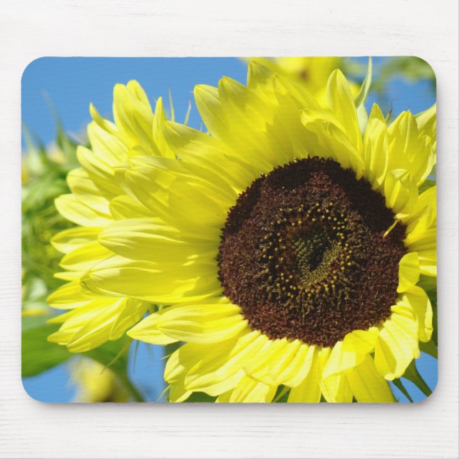 SUNFLOWERS Mousepad Yellow Sun Flower Mouse Pad (Front)