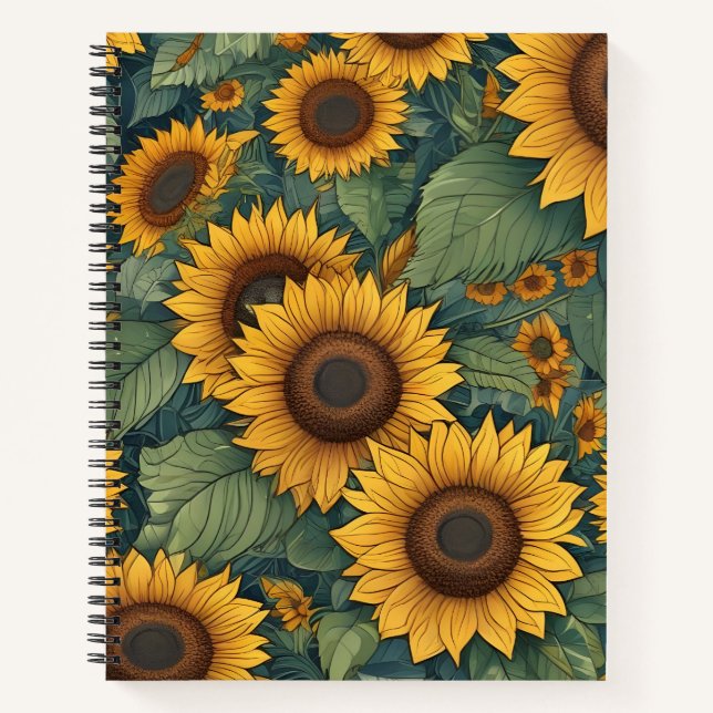 Sunflowers Notebook (Front)