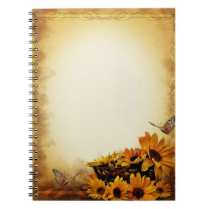 Sunflowers Notebook