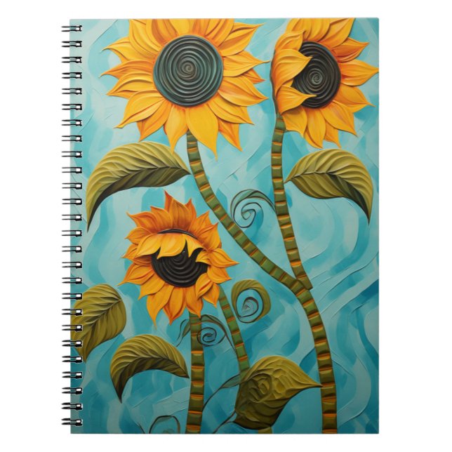 Sunflowers Notebook (Front)