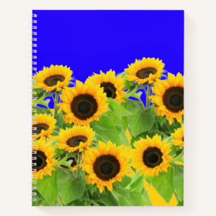 Sunflowers Notebook Ukrainian Flag Colours