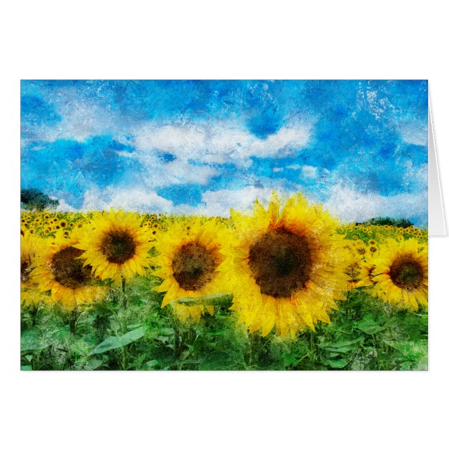 Sunflowers painting (Front Horizontal)
