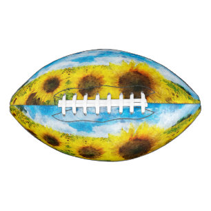 Sunflowers painting football