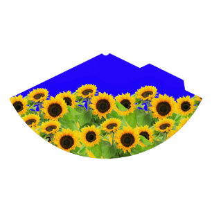 Sunflowers Paper Party Hat Ukrainian Flag Colours