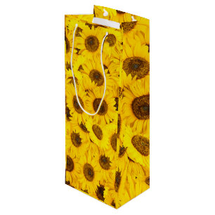Sunflowers Pattern Wine Gift Bag