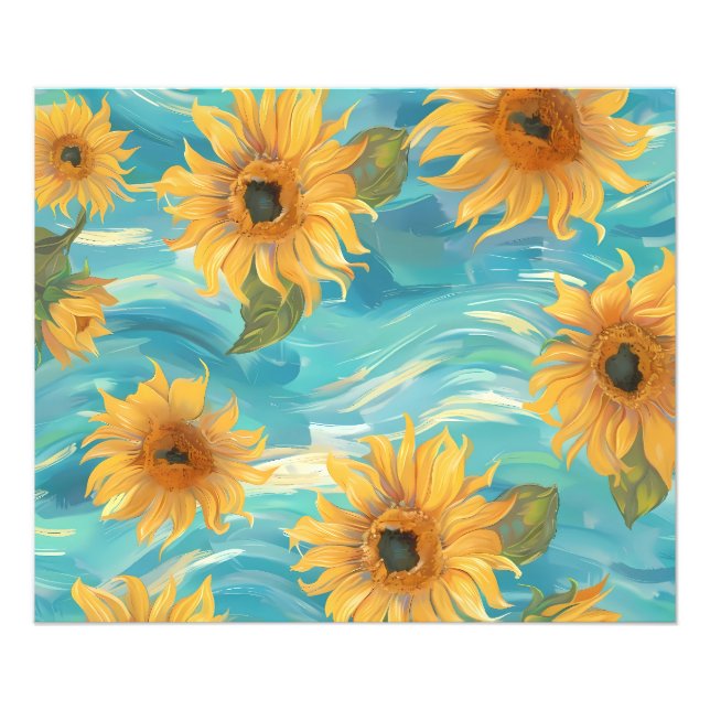 Sunflowers Photo Print (Front)