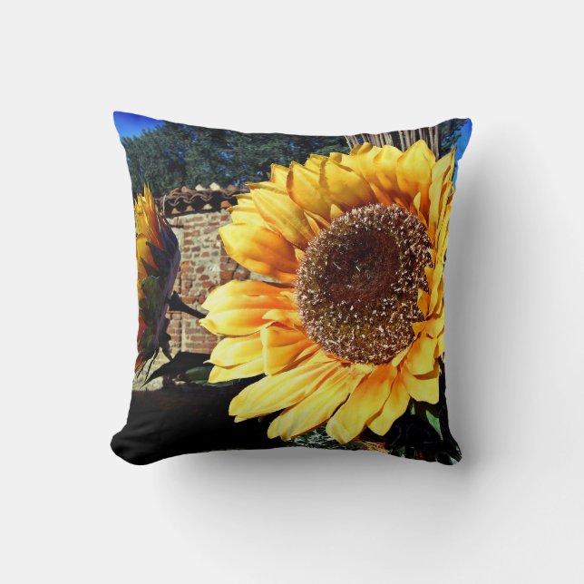 Sunflowers Pillow (Front)