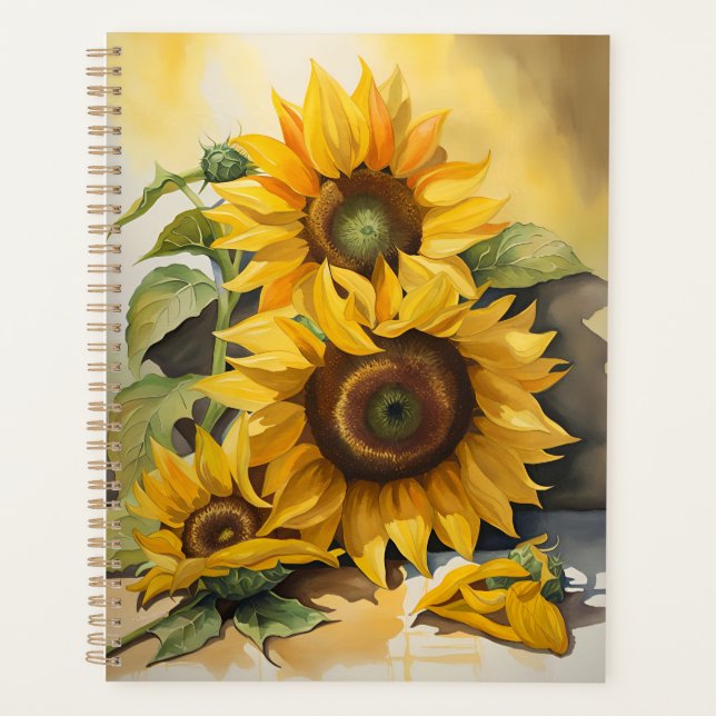 Sunflowers Planner (Front)