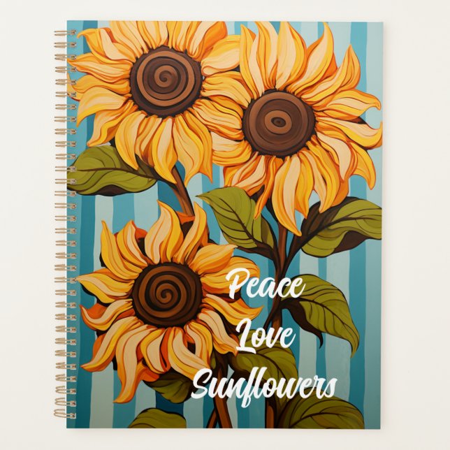 Sunflowers Planner (Front)