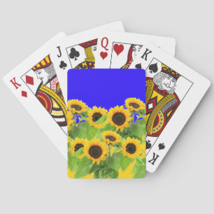 Sunflowers Playing Cards