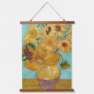 Sunflowers, Post Impressionist Still Life Painting Hanging Tapestry