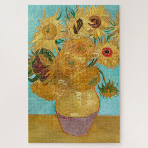 Sunflowers, Post Impressionist Still Life Painting Jigsaw Puzzle