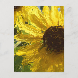 sunflowers postcard