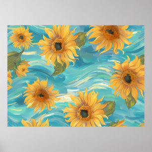 Sunflowers Poster
