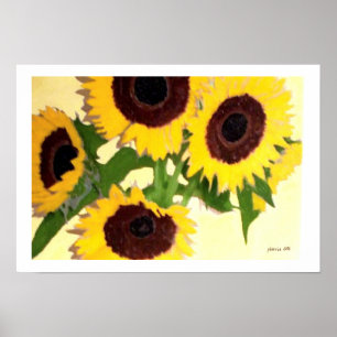SUNFLOWERS POSTER