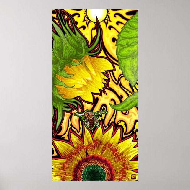 Sunflowers Poster (Front)
