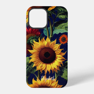 Sunflowers Red Orange Yellow Van Gogh iPhone 12 Pro Case