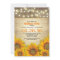 Sunflowers Rustic Rehearsal Dinner Invitations