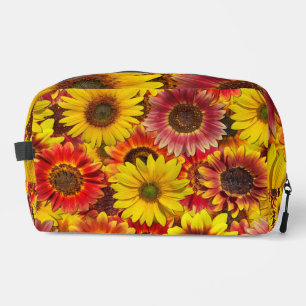Sunflowers Seamless Pattern Dopp Kit