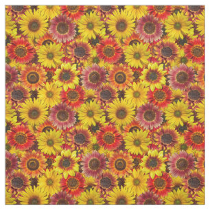 Sunflowers Seamless Pattern Fabric