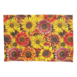 Sunflowers Seamless Pattern Pillowcase